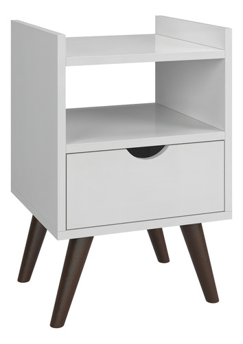 Mesa De Cabeceira Quarto Retrô Inova BR Móveis