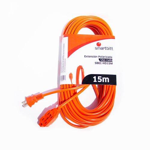 Smartbitt Cable De Extensión 15m Hd Color Naranja