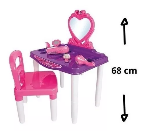 Salão De Beleza Mini Secador De Cabelo Chapinha De Brinquedo
