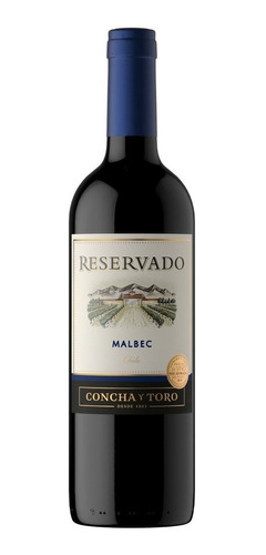 Vino Tinto Argentino Reservado Malbec 750ml