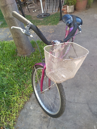 Bicicleta Rodado 24 Usada No Ago Envios Fuxia 24 " (Usado)