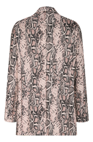 Traje Temperamento Sin Botones, Delgado, Estampado L, Estilo Británico