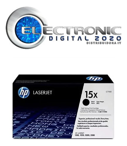 Toner Hp 15x C7115x 1200 1220 3300 3310 3320 3380 Original