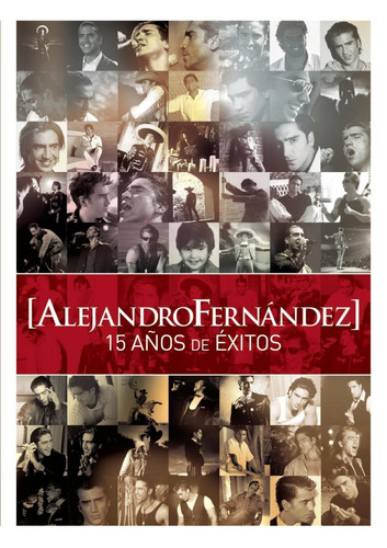 Dvd Alejandro Fernandez 15 Años De Exitos + Cd