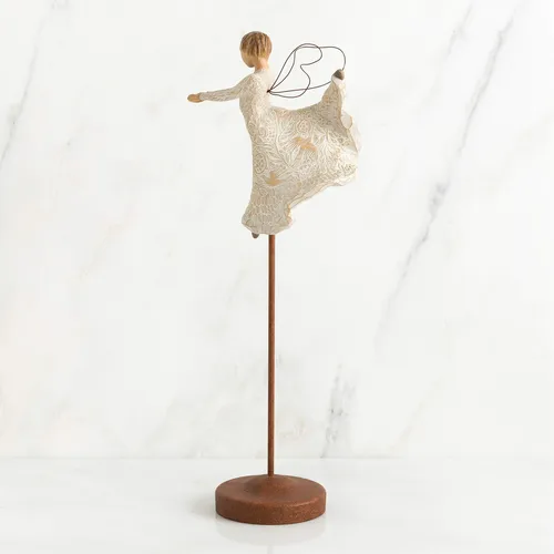Figura Willow Tree Dance Of Life Angel Pintada A Mano