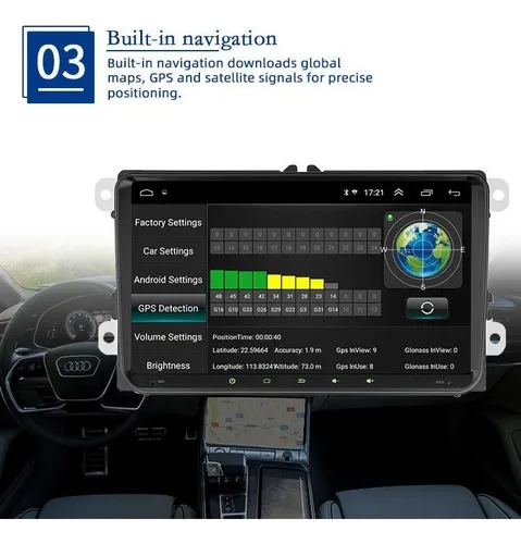 Qp 2+32 Estéreo Android Vw Golf Amarok Jetta Passat Con