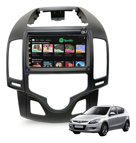 Multimidia Android 32gb Netflix Maps I30 Digital 2009-2012 Cor Hyundai I30 2009 2010 2011 2012