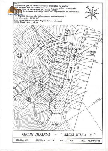Terreno À Venda, 472 M² Por R$ 240.000 - Condomínio Arujazinho Iii - Arujá/sp - Te0005