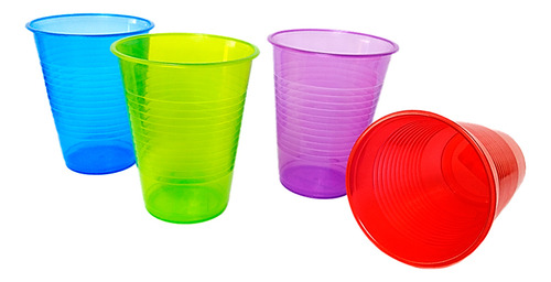 Vasos De Plástico Reutilizables, Refresquero Tipo Oxxo, 20pz