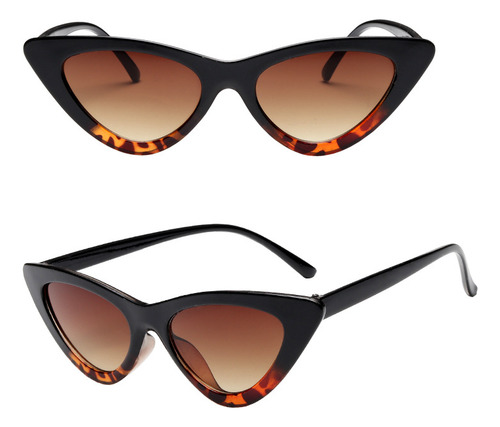 Gafas De Sol Triangulares Modernas Con Forma De Ojo De Gato,