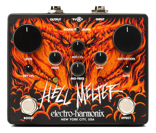 Pedal Electro Harmonix Hell Melter Distortion