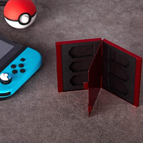 Case De Juegos De Nintendo Switch, Pokémon, Pokédex Clásico Rojo