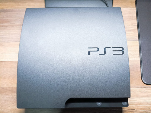 Ps3 Slim 160gb Impecable Con Caja, Nunca Desarmada Negro (Usado)