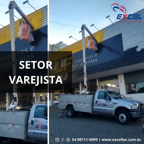 Locação Plataforma Pta Caminhão Munck Cesto Aéreo C Operador