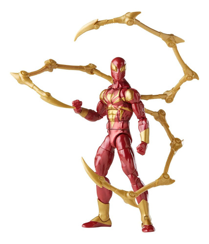 Spider-man - Figura De Acción Iron Spider De 6 Pulgadas De.