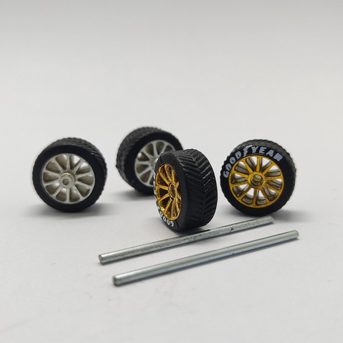Rodas P/ Customização Ac Custon 816 - 12mm Perfil Baixo 1/64