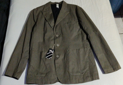 Saco Blazer Casual De Rayas - Volcom / Talla L 