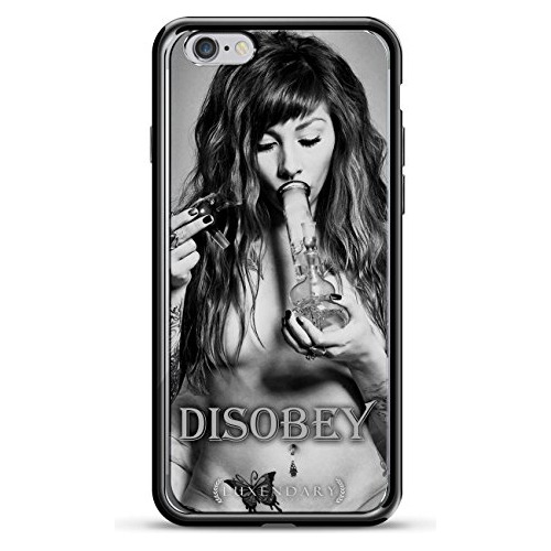 Funda Luxendary Girl Smoking A Bong Design Chrome Series Par