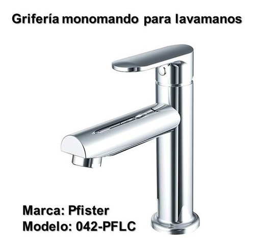 Grifería Lujo Lavamano  Agua Fria /caliente  Pfister