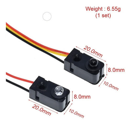 Par Sensores Barrera Ir Qt30cm Arduino Raspberry