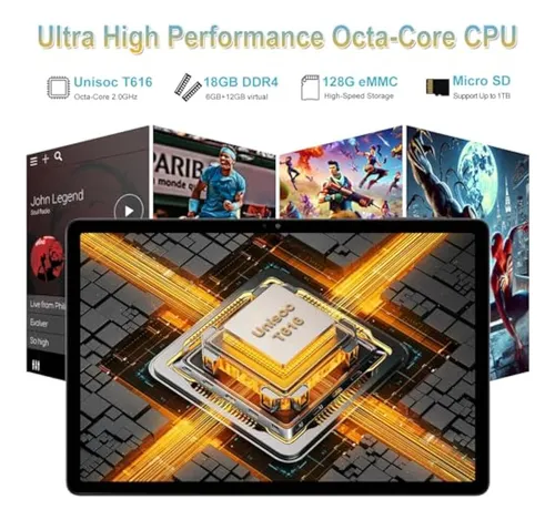 Tablet Android 14 De 11 Pulgadas Con Pantalla 2000* 1200 2k