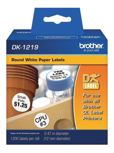 Imagen 1 de 8 de Rollo De Etiquetas Original Brother Dk1219 Dk-1219 Ql800