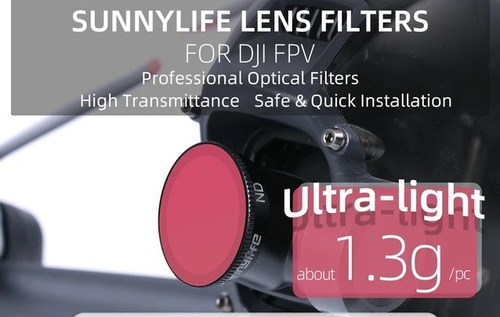 Filtro Nd32 Densidad Neutra Para Dron Dji Fpv Filtros