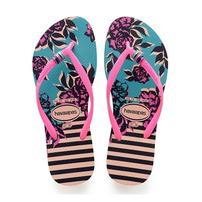 Sandalia Havaianas Slin Tematic Rosa Ballet