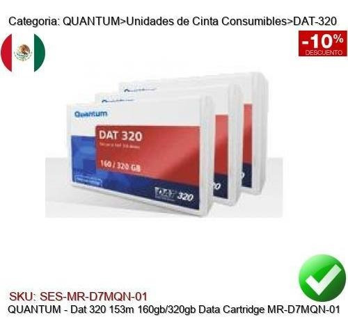 Imagen 1 de 1 de Quantum Dat 320 153m 160/320gb Cinta Respaldo Mr-d7mqn-01