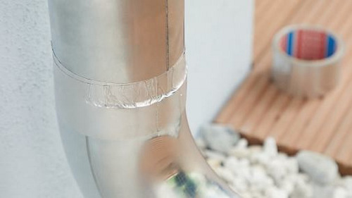 Cinta De Aluminio Tesa. Ideal Reparaciones- Rollo 50mm X 10m