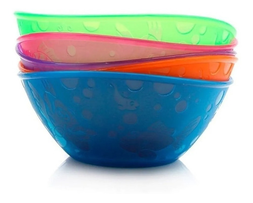 Bowls Apilables Coloridos X 5 Unidades Baby Innovation