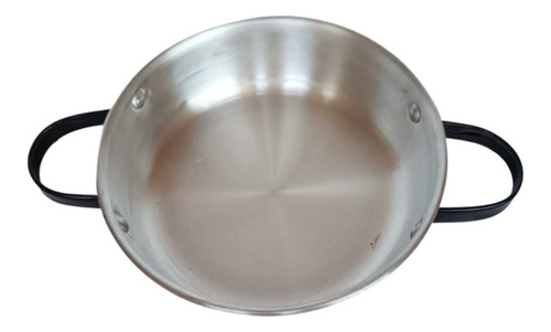 Imagen 2 de 5 de Paila 17 Cm Con 2 Asas Aluminio