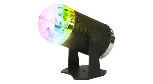 Cañon De Luces Led Rgb Foco Giratorio Multicolor 3w 6 Piezas