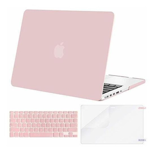 Carcasa Para Laptop Macbook Pro Retina De 15 A1398 Rosada