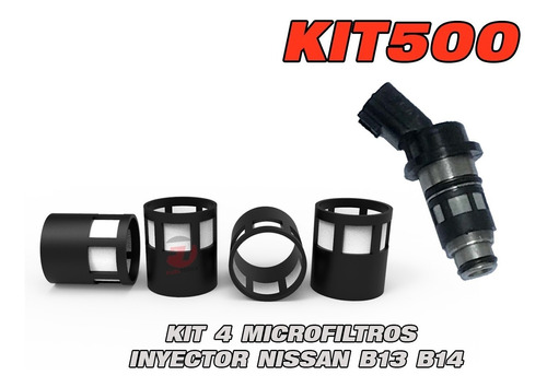 Kit500 Kit 4 Microfiltros Nissan B13 B14 Inyector Side Feed