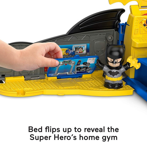 Batman Fisher Price Batimovil Baticueva 2 En 1 Little People