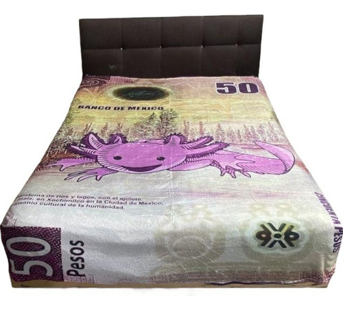 Cobija Matrimonial Estilo Frazada Ajolote Ultra Suave