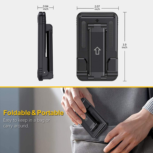 Soporte Ajustable Para Teléfono Celular, Soporte Plegable