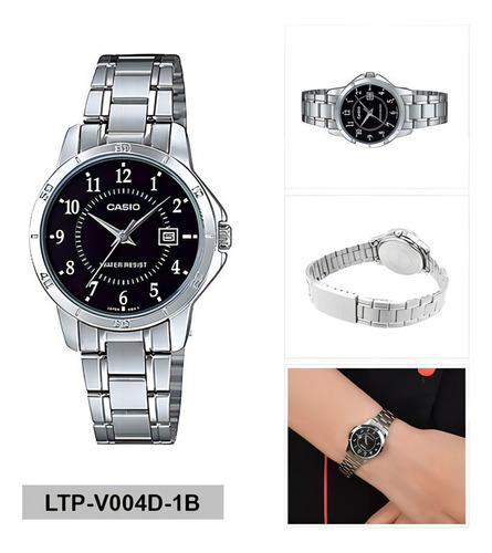 Reloj Casio Análogo Mujer Ltp-v004d-1b