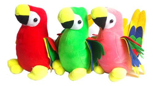 Muñecos De Peluche Coloridos De Simulación De Pájaros De Col