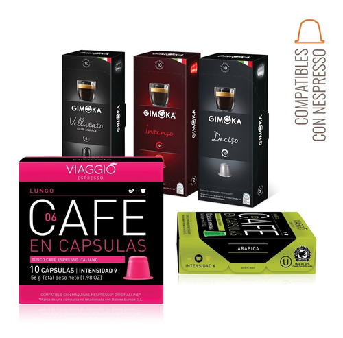Oferta! Cápsulas Café Compatible Nespresso Pack X60