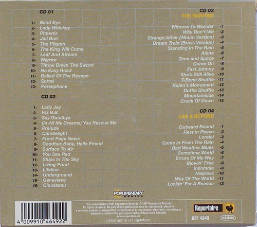 Wishbone Ash - Distillation 4cd Box Repertoire Records Remasterizado