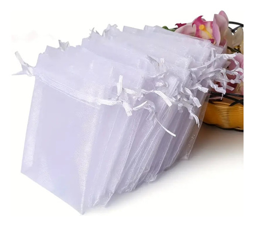 Bolsas De Organza Para Recuerdos Dulces Caramelos Regalos