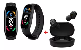 Combo Smart Band Reloj Inteligente M6 Watch + Auricular A6s