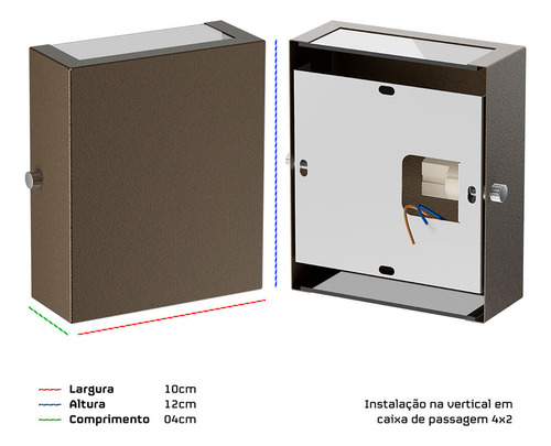 19x Aarandela Mini Externa Duplo Foco Lisa + 19xled Mf143