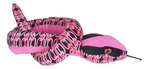 Peluche Wild Republic Serpiente Links Rosa Fucsia Víbora