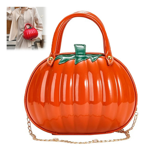 Bolso Bandolera Con Forma De Calabaza Para Mujer Halloween