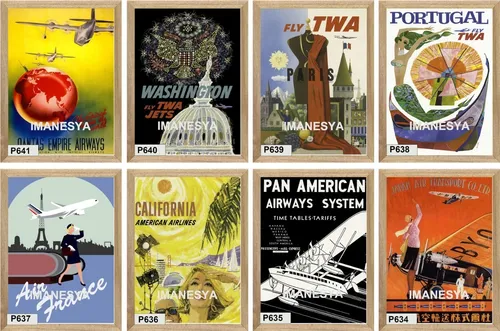 Aviones , Publicidad, Cuadro, Poster, Afiche P632