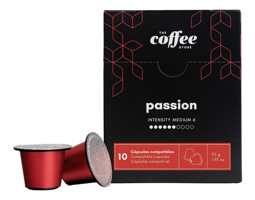 Capsulas The Coffee Store Compatible Nespresso Caja X 10 Cap