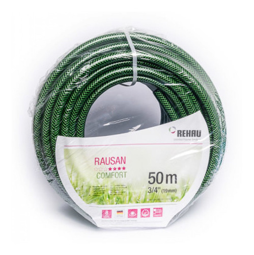 Manguera Para Jardin 3/4  Mallaflex Rausan Rollo 50mt Rehau